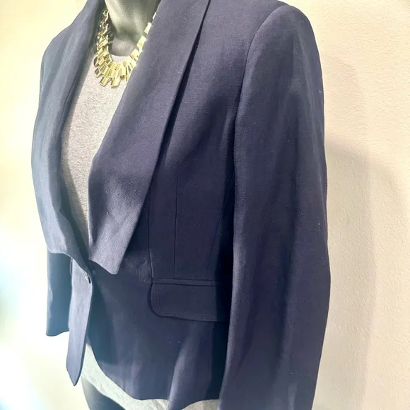 See By Chloe Navy Fitted Blazer 🥳HOST PICK🥳 - Picture 4 of 10